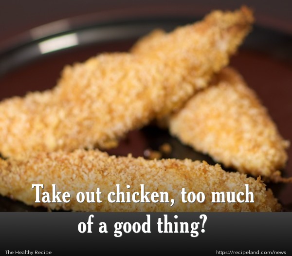 Home-made chicken fingers, lower fat and sodium than take-out