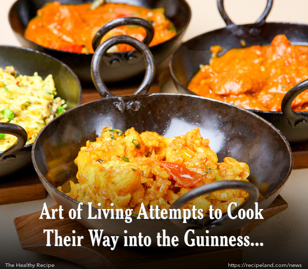 Art of Living Attempts to Cook Their Way into the Guinness Book