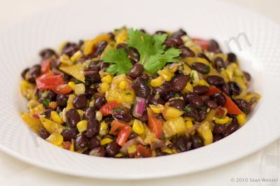Meatless Monday Main Dish: Black bean, mango and corn salad