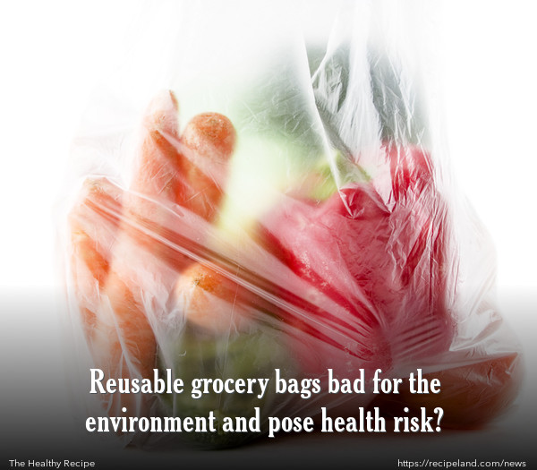 Reusable grocery bags bad for the environment and pose health risk?
