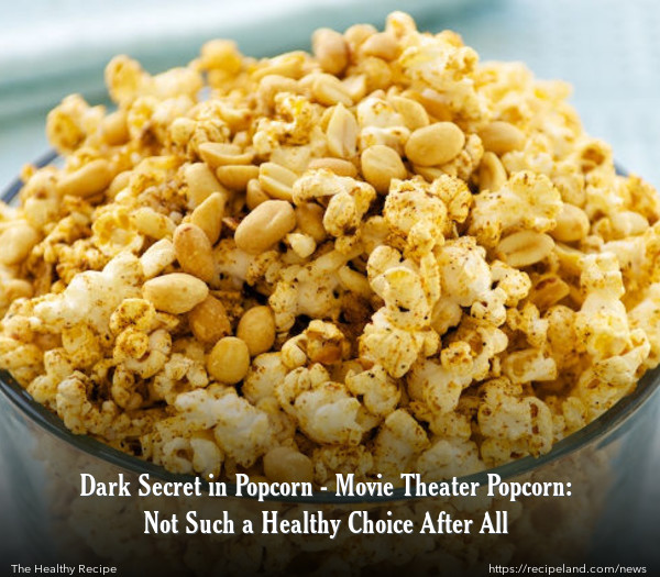 A bowl of healthy homemade popcorn, unlike the movies