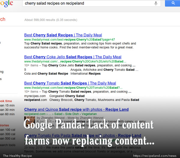 Google Panda: Lack of content farms now replacing content farms?