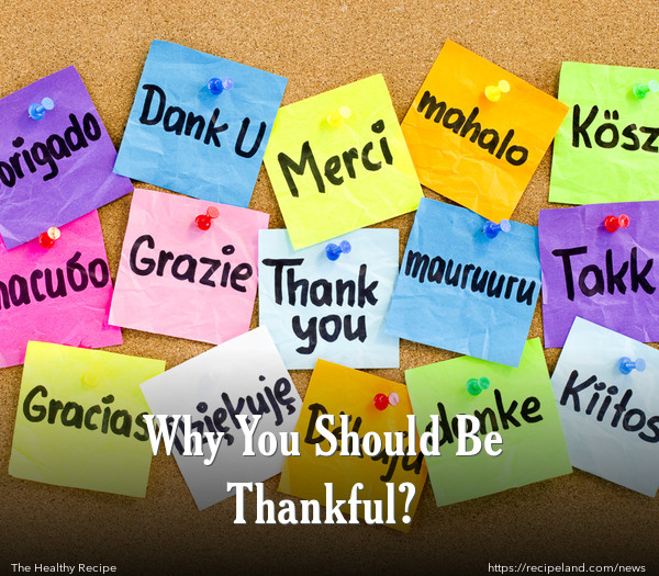 Why You Should Be Thankful?
