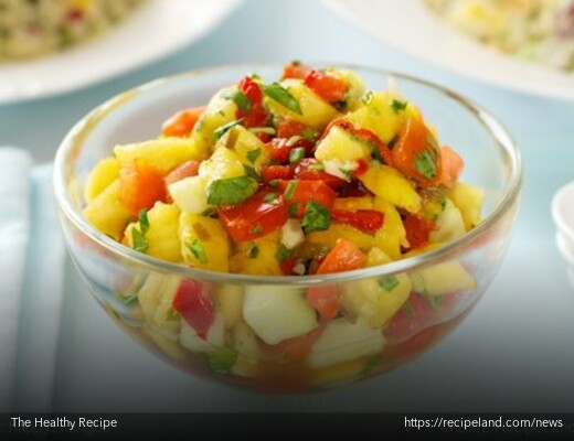 Pineapple, Mango and Cucumber Salsa