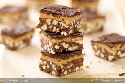 Chocolate-Peanut Butter Crispy Bars