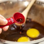 and the vanilla extract.