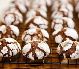 Chocolate Crackle Cookies