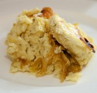 Russian Potato Casserole with Caramelized Onions