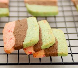 Holiday Spumoni Cookies