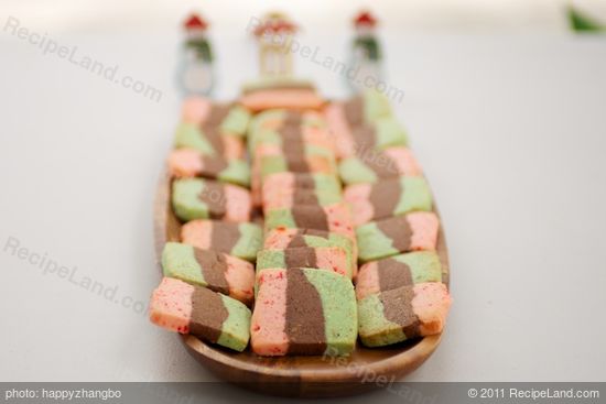 Holiday Spumoni Cookies