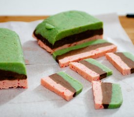 Holiday Spumoni Cookies