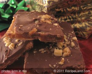 Saltine Candy with Chocolate and Nuts