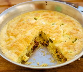 Impossible Breakfast Bacon Pie For Two