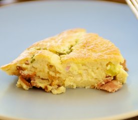 Impossible Breakfast Bacon Pie For Two