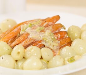 Baby Carrots and Onions in Cream (Irish)