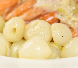 Baby Carrots and Onions in Cream (Irish)