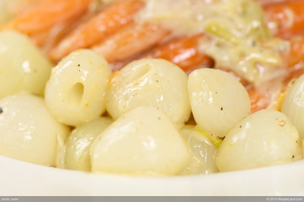Baby Carrots and Onions in Cream (Irish)