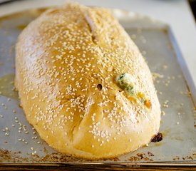 Spinach and Cheese Stromboli