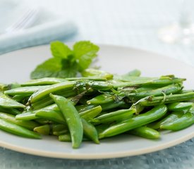 Sugar Snap Peas with Mint