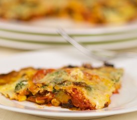 Vegetable Frittata with Cheese