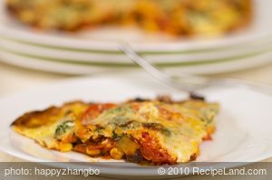 Vegetable Frittata with Cheese