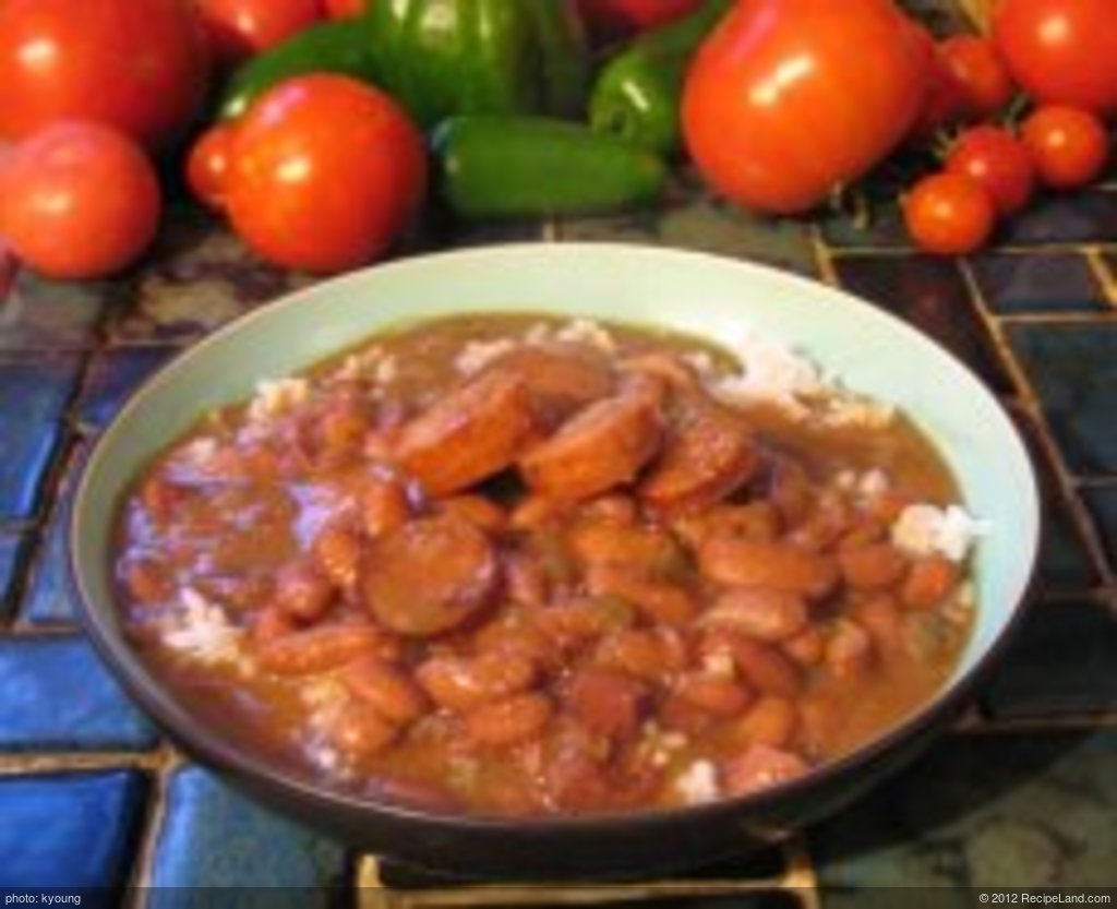 Crescent City Red Beans & Rice (Crock-Pot)