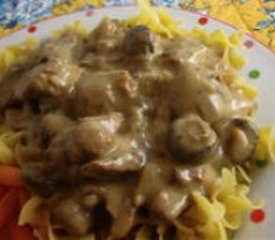 Crockpot Beef Stroganoff