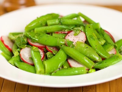 Snap Pea Salad with Radish and Lime