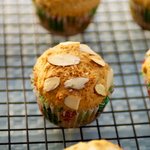 These muffins can be served warm or at room temperature. 