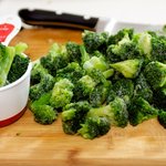 Prepare the broccoli.