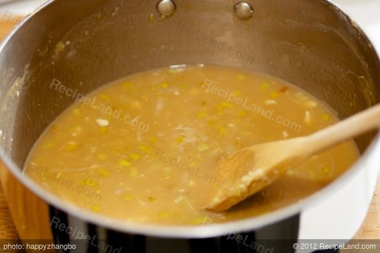 Simmer for 5 minutes, stirring occasionally. 