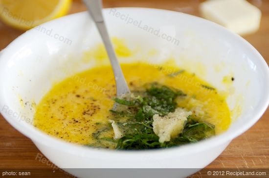 Add the batter ingredients into a small bowl.