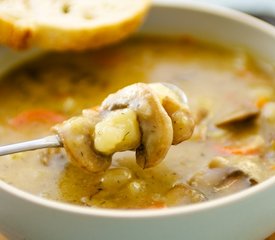 Russian Mushroom and Potato Soup 