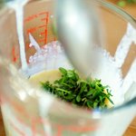 then add rosemary, thyme and tarragon. 