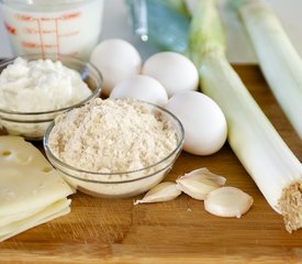 Hope's Biquick Leek Quiche