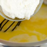 Whisk the ricotta in.
