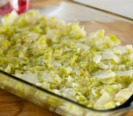 Hope's Biquick Leek Quiche