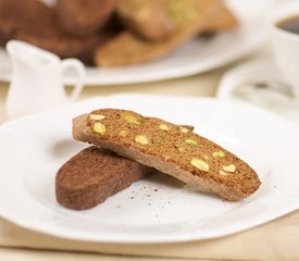 Biscotti with Pistachios and Lemon