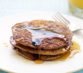 Oatmeal and Berry Pancakes