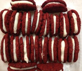 Red Velvet Sandwich Cookies