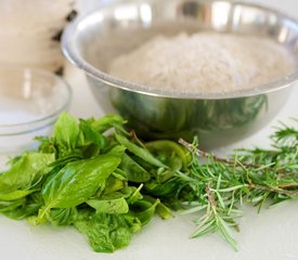 Basil-Rosemary Whole Wheat Baguettes