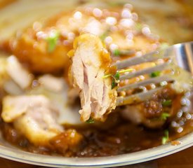 Chicken Thighs Glazed with Orange-Thyme-Cumin