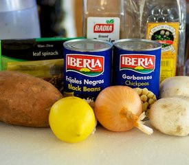 Indian Spiced Two Beans and Sweet Potato Crock Pot 