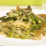 Asparagus Basil-Pesto Lasagna