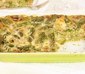 Asparagus Basil-Pesto Lasagna