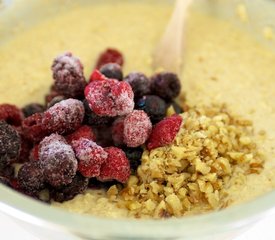 Oatmeal and Berry Pancakes