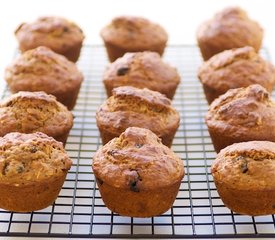 Lowfat Applesauce Banana Muffins