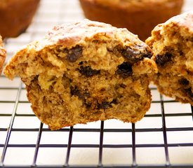 Lowfat Applesauce Banana Muffins