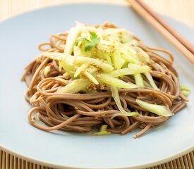 Sunomono or Japanese Noodle and Cucumber Salad