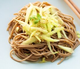 Sunomono or Japanese Noodle and Cucumber Salad